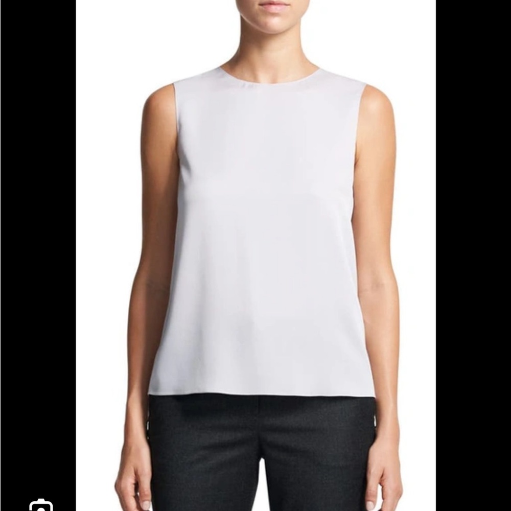 Theory lilac/sugar plum silk tank top